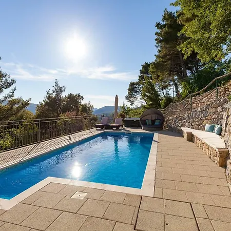 Stela With Heated Private Pool And Whirlpool Gornje Sitno * Split